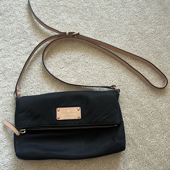 kate spade Handbags - Kate Spade | Nylon Black Crossbody Bag